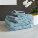 Waffle Bath Sheet, Hand & Wash Cloth Set