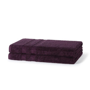 Double Dobby Border Bath Towel